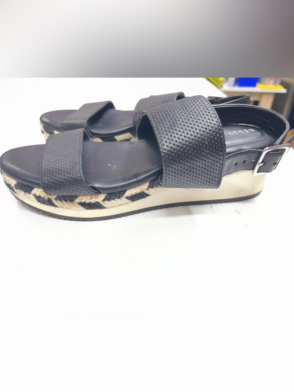 Kelly & Katie Poliana espadrille wedge sandals - Picture 2 of 6